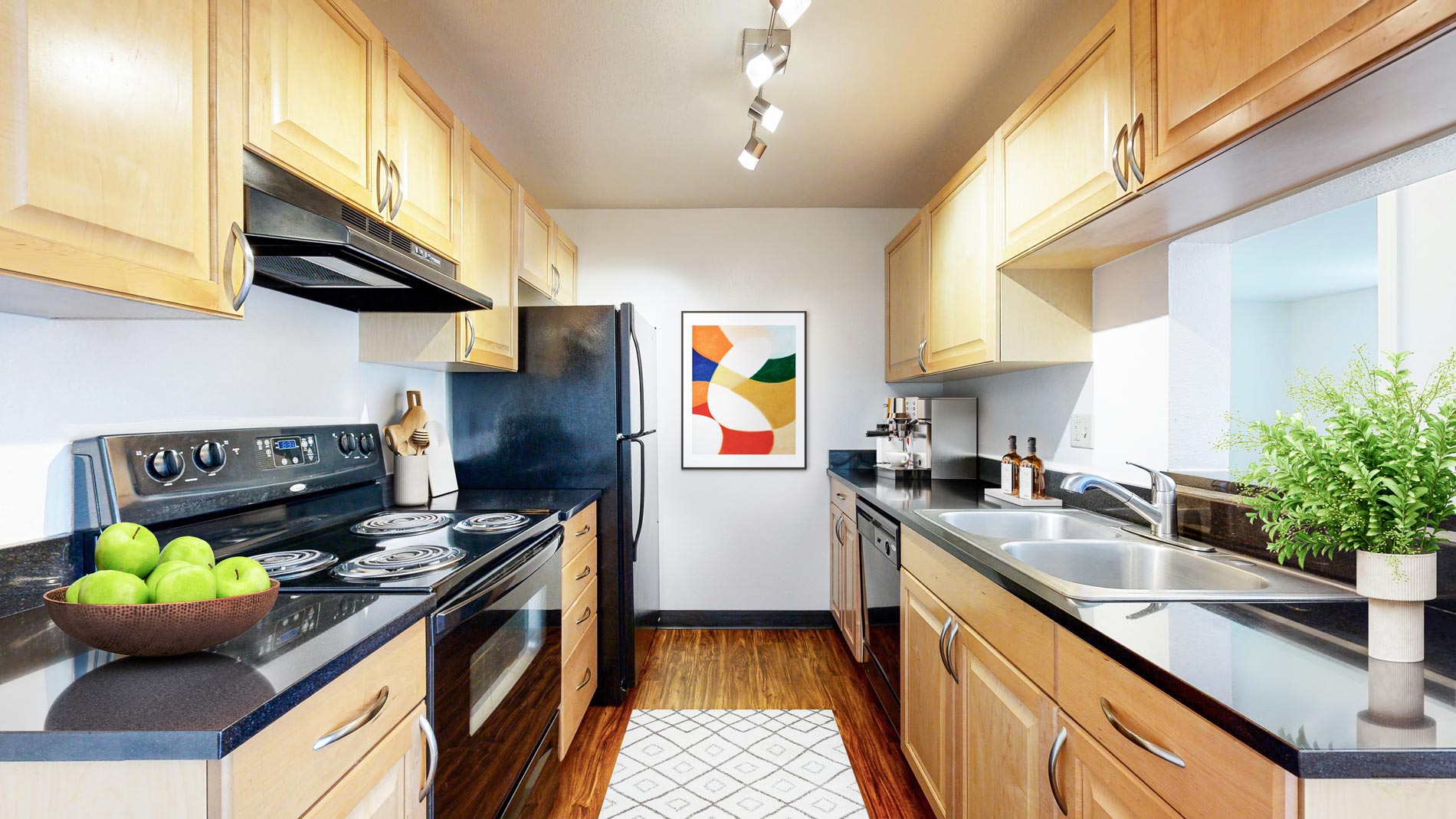 Hunt Club staged kitchen