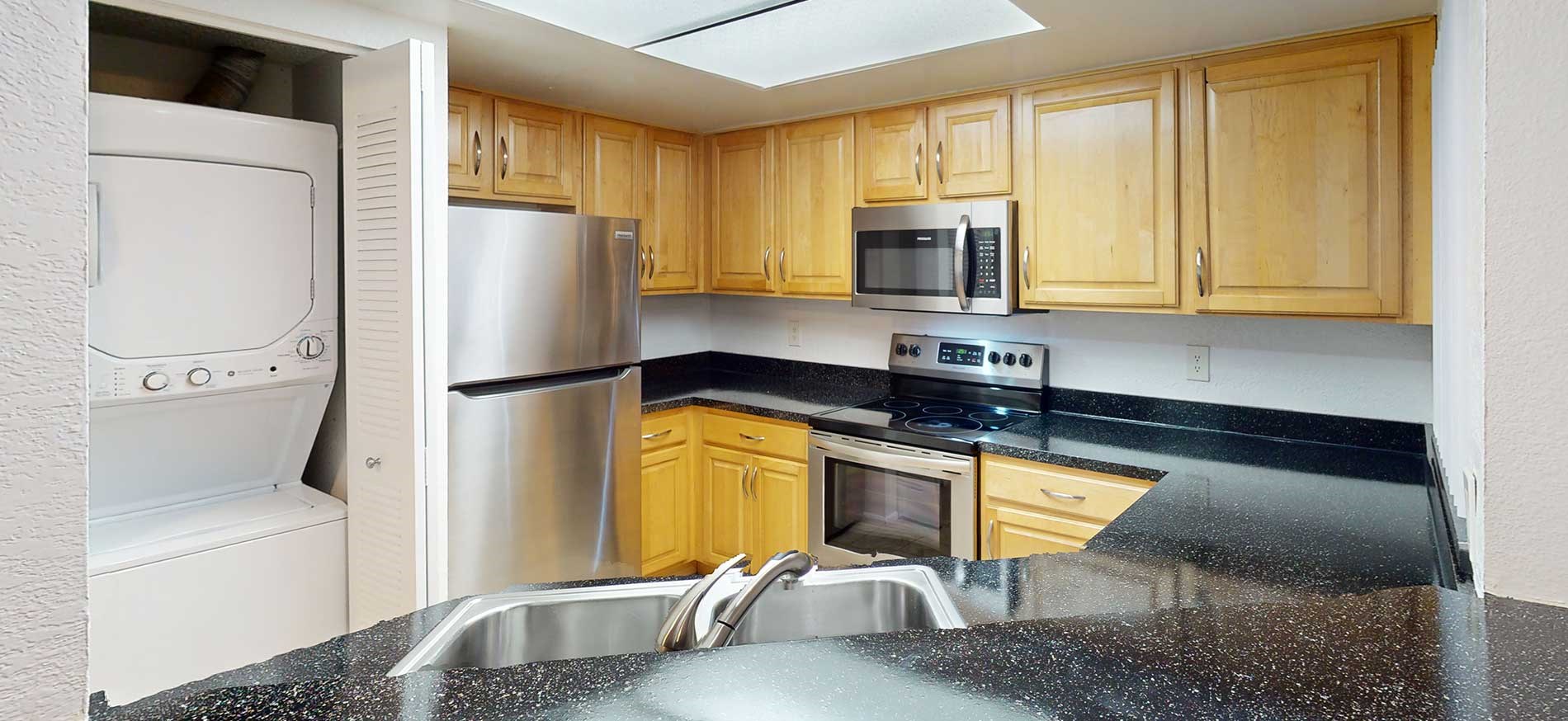 Inlet Bay at Gateway apartment kitchen