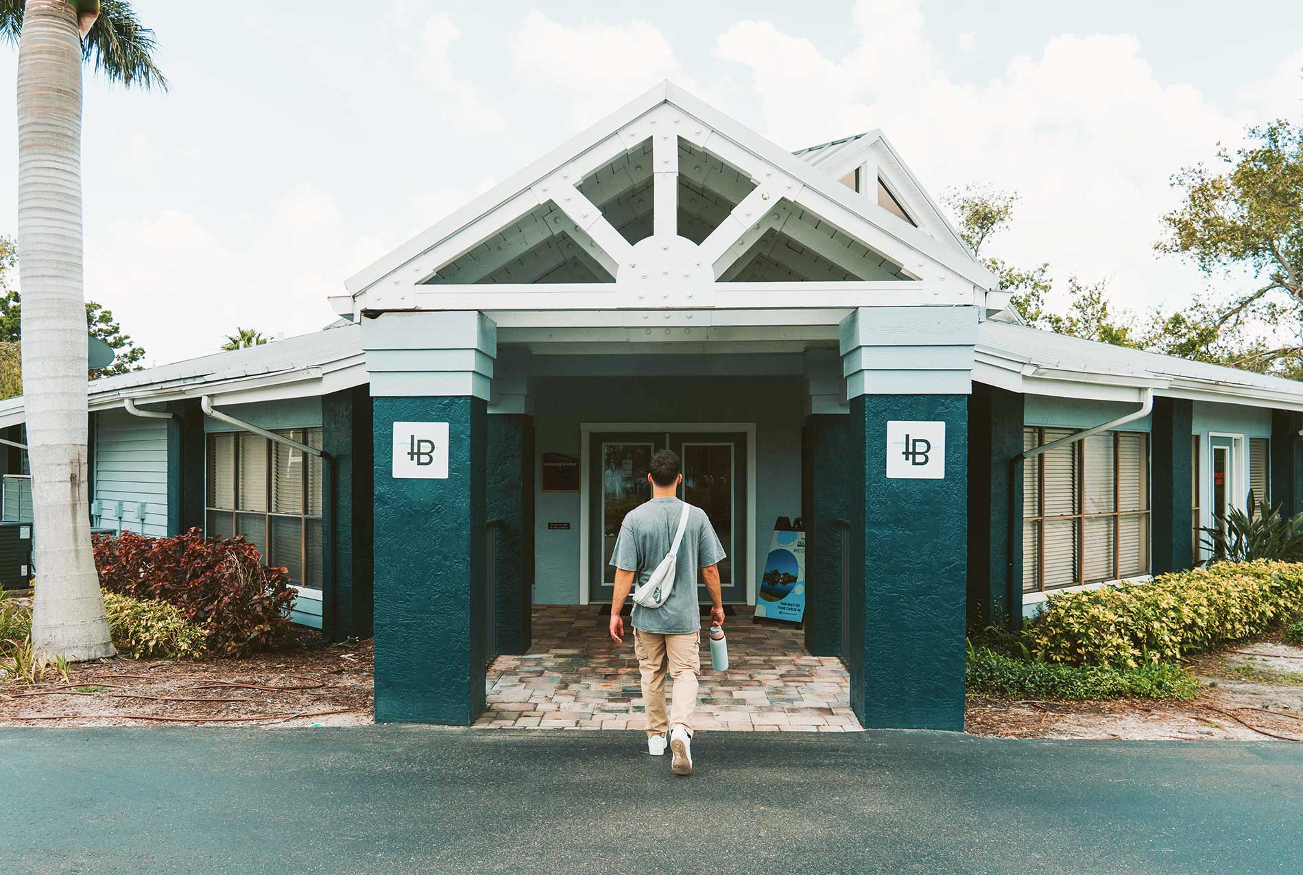 Inlet Bay man walks into the office