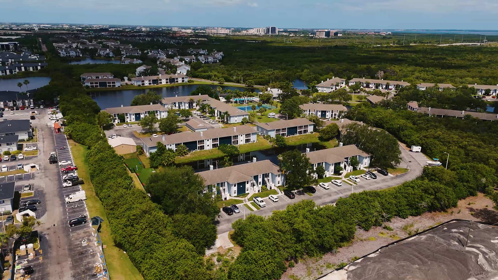 Inlet Bay aerial property exterior