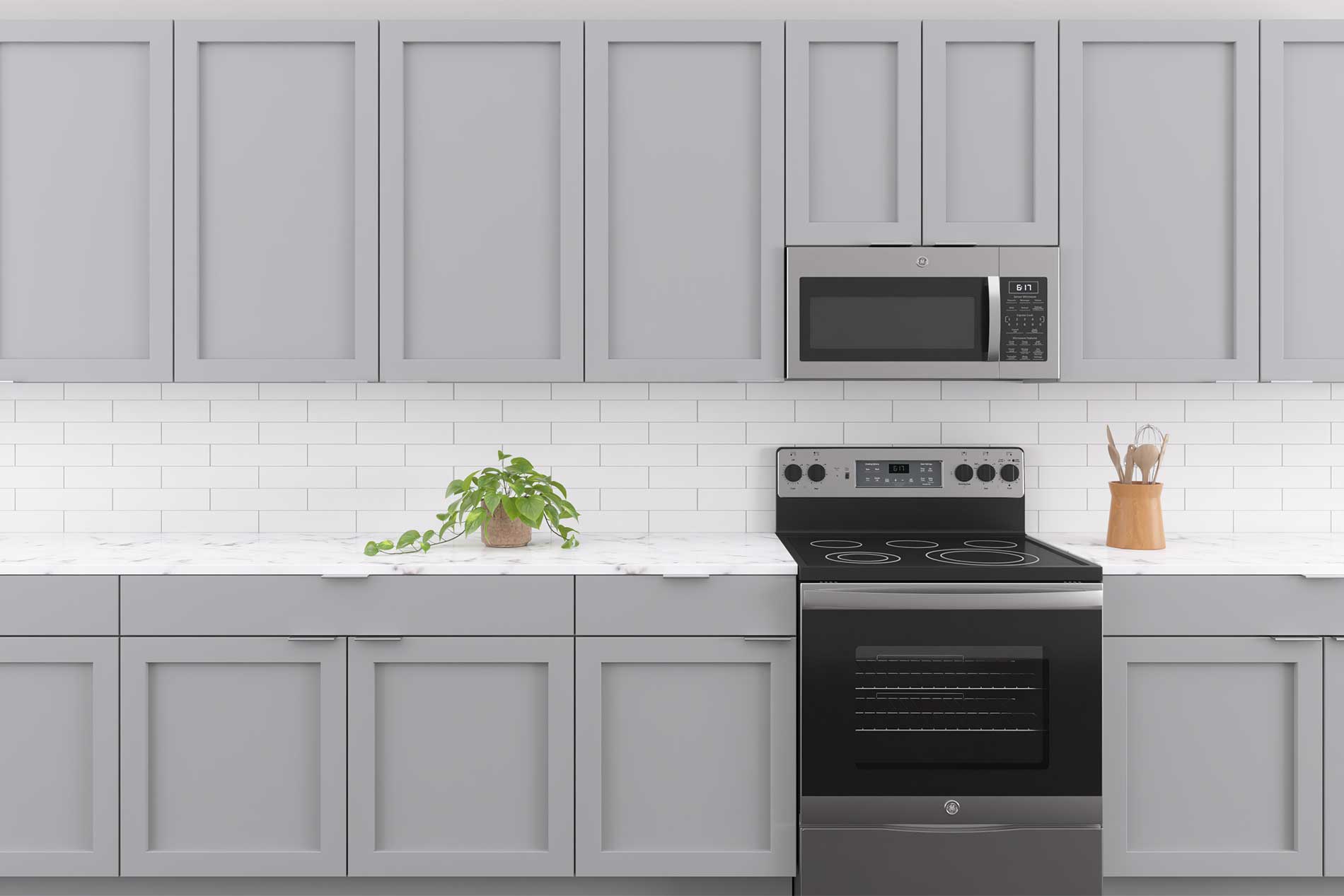 Inwood west pewter on white finish package