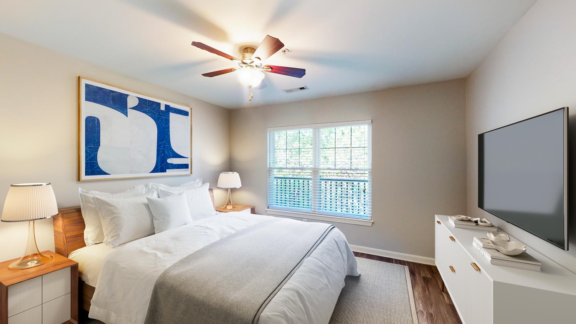 Inwood West staged bedroom
