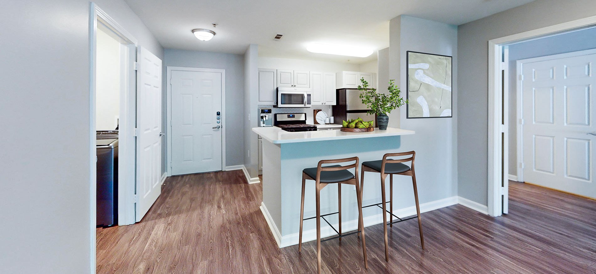 Inwood West staged kitchen