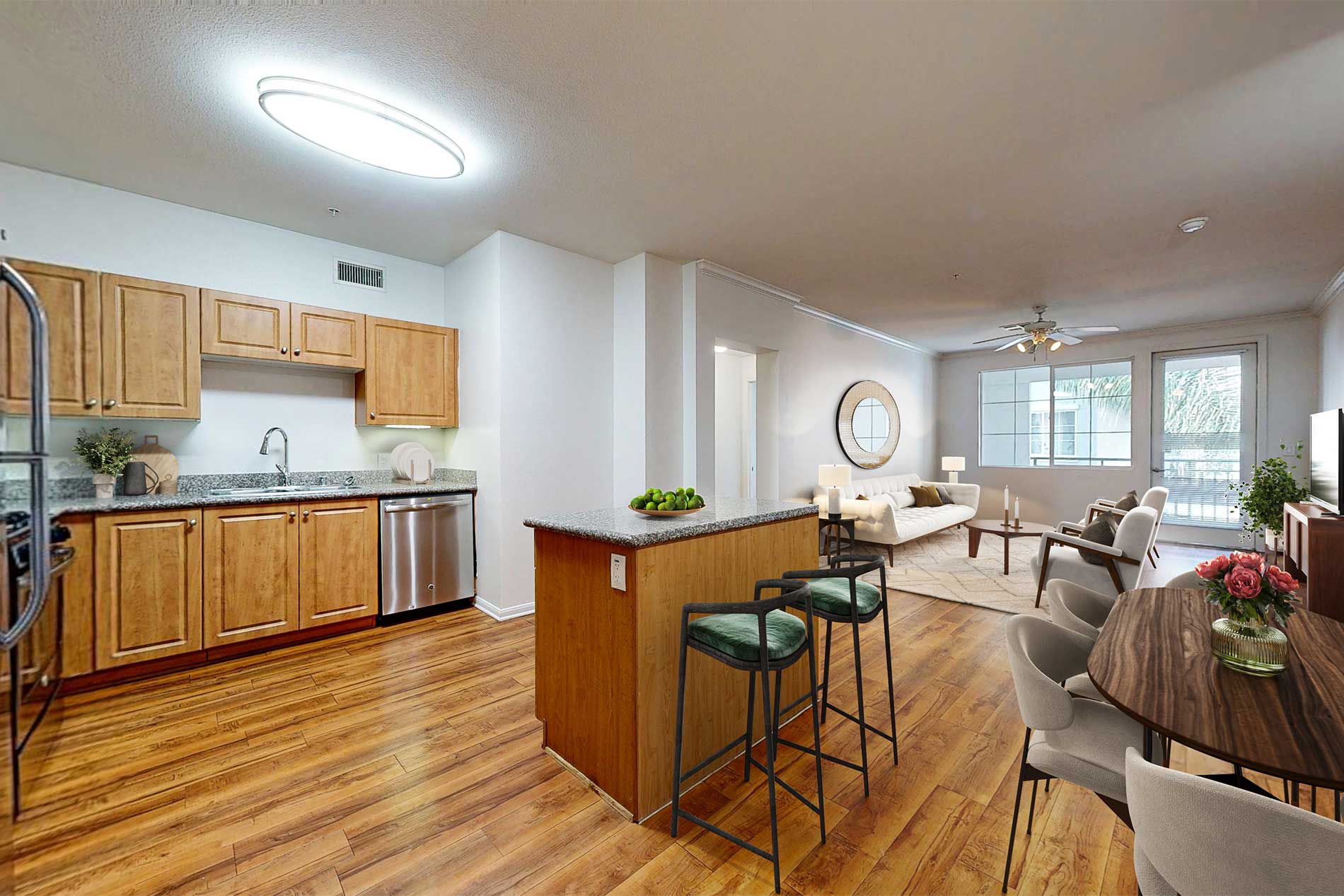 Jefferson at Marina del Rey apartment kitchen