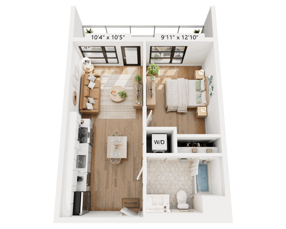 One Bedroom - A1D