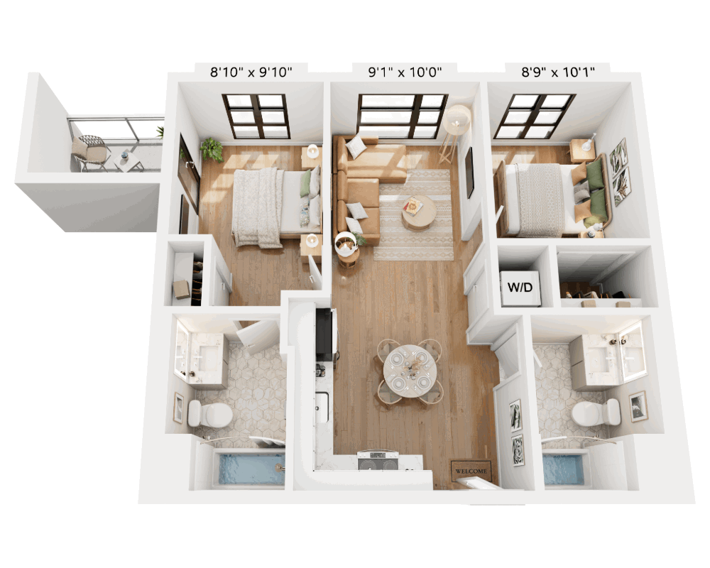 Two Bedroom - B2B