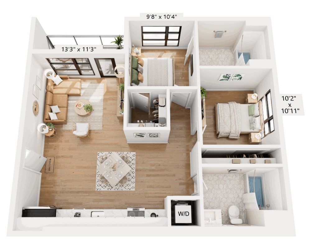 Two Bedroom - B2D