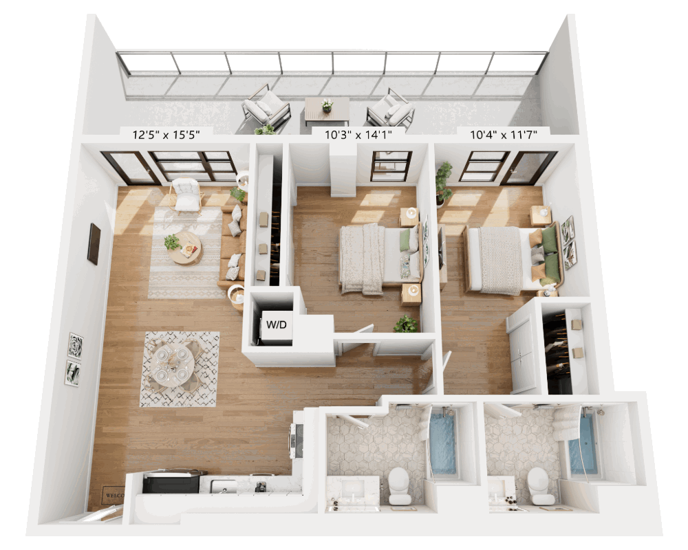 Two Bedroom - B2F