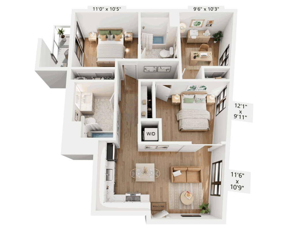 Three Bedroom - C2C