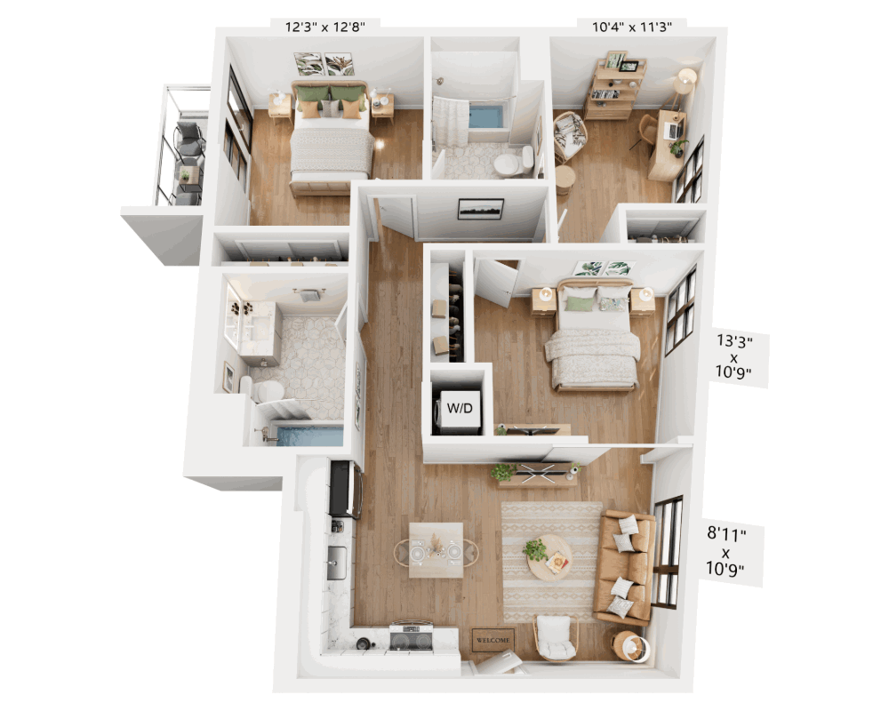 Three Bedroom - C2D