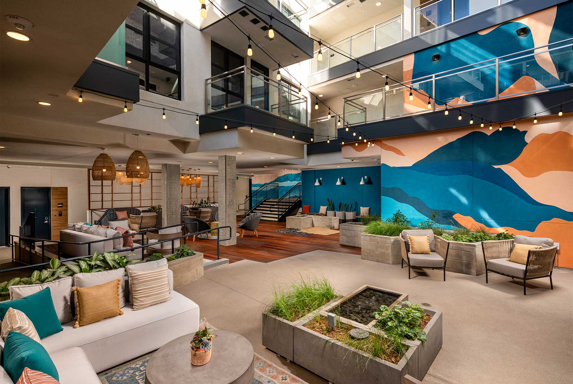 Stylish Junction Santa Monica apartment living with modern rooftop lounge and quality interiors
