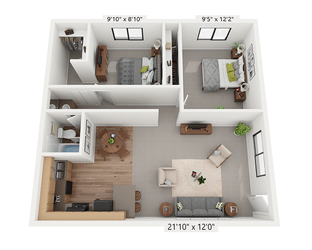 2 Bedroom