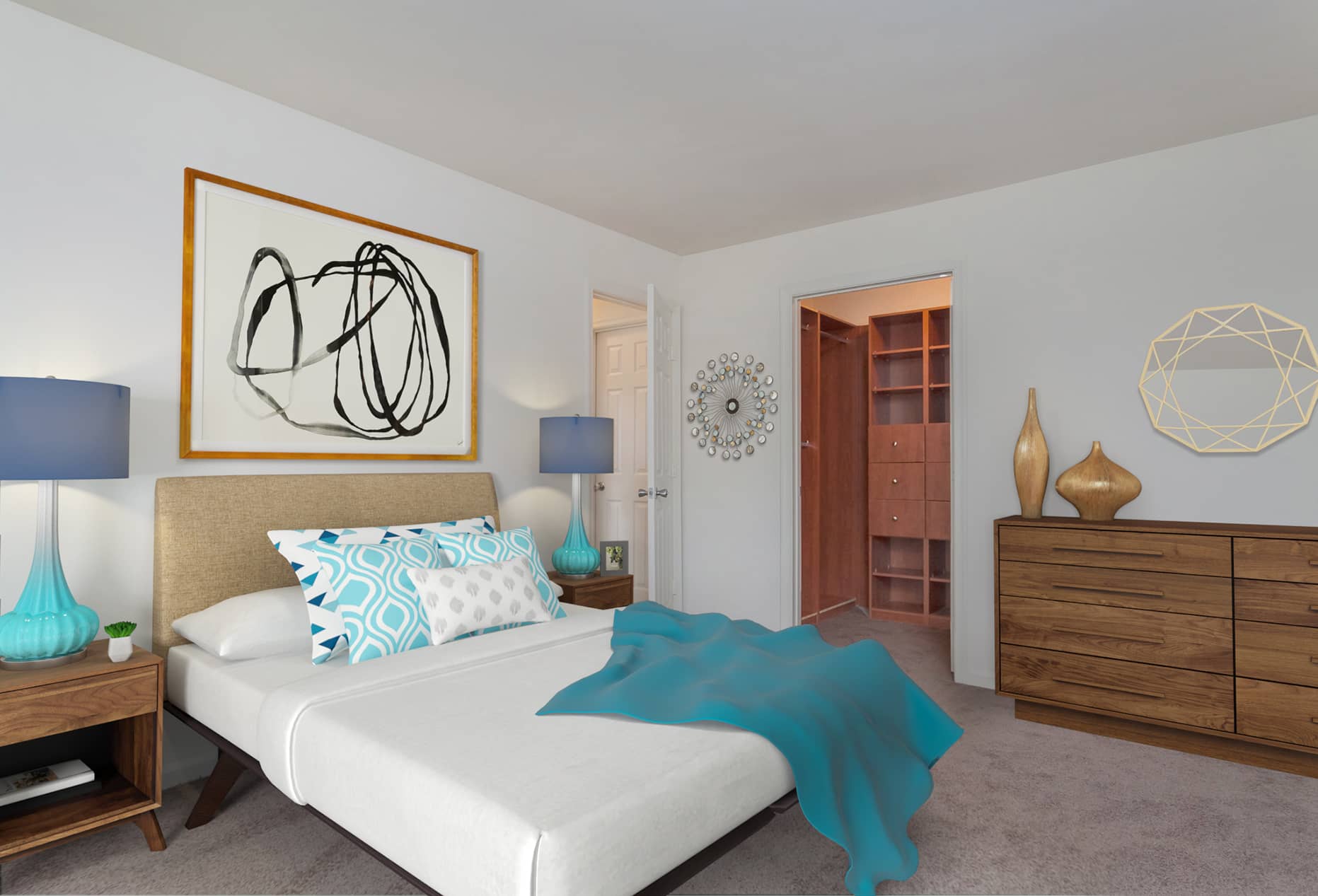 Legacy at Mayland Bedroom staged by RooOmy