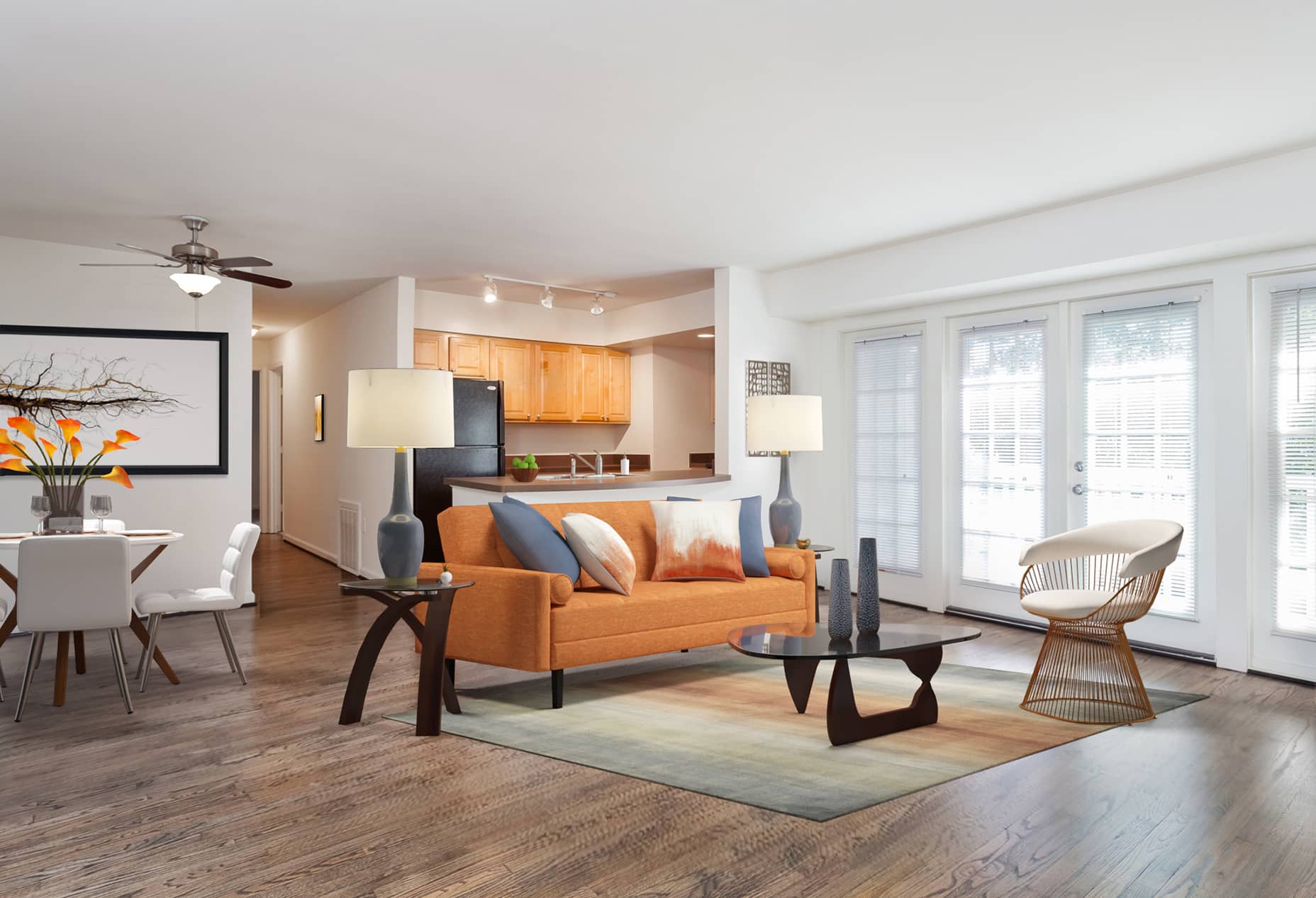 Legacy at Mayland Living Room staged by RooOmy