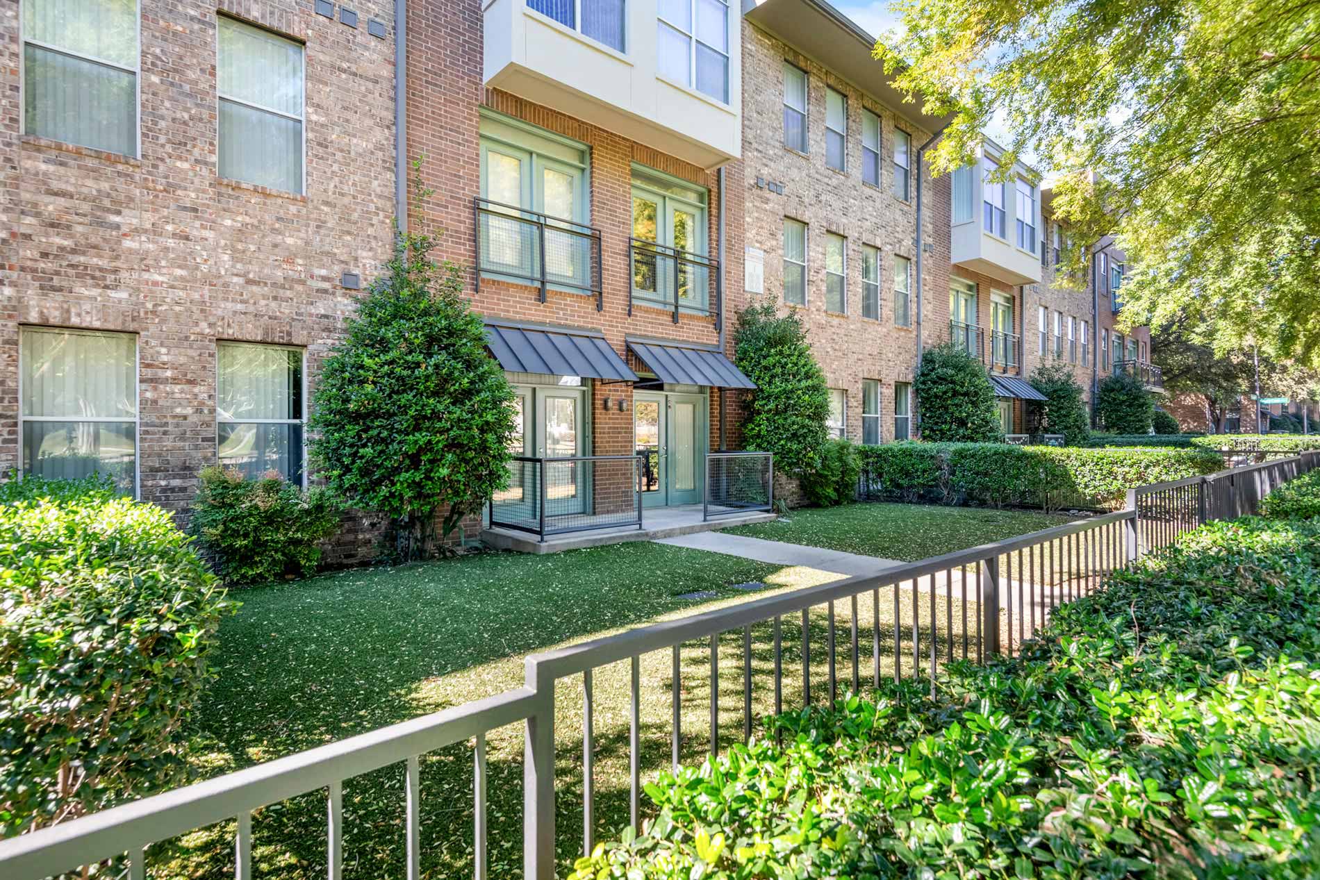 Legacy Village unit patio