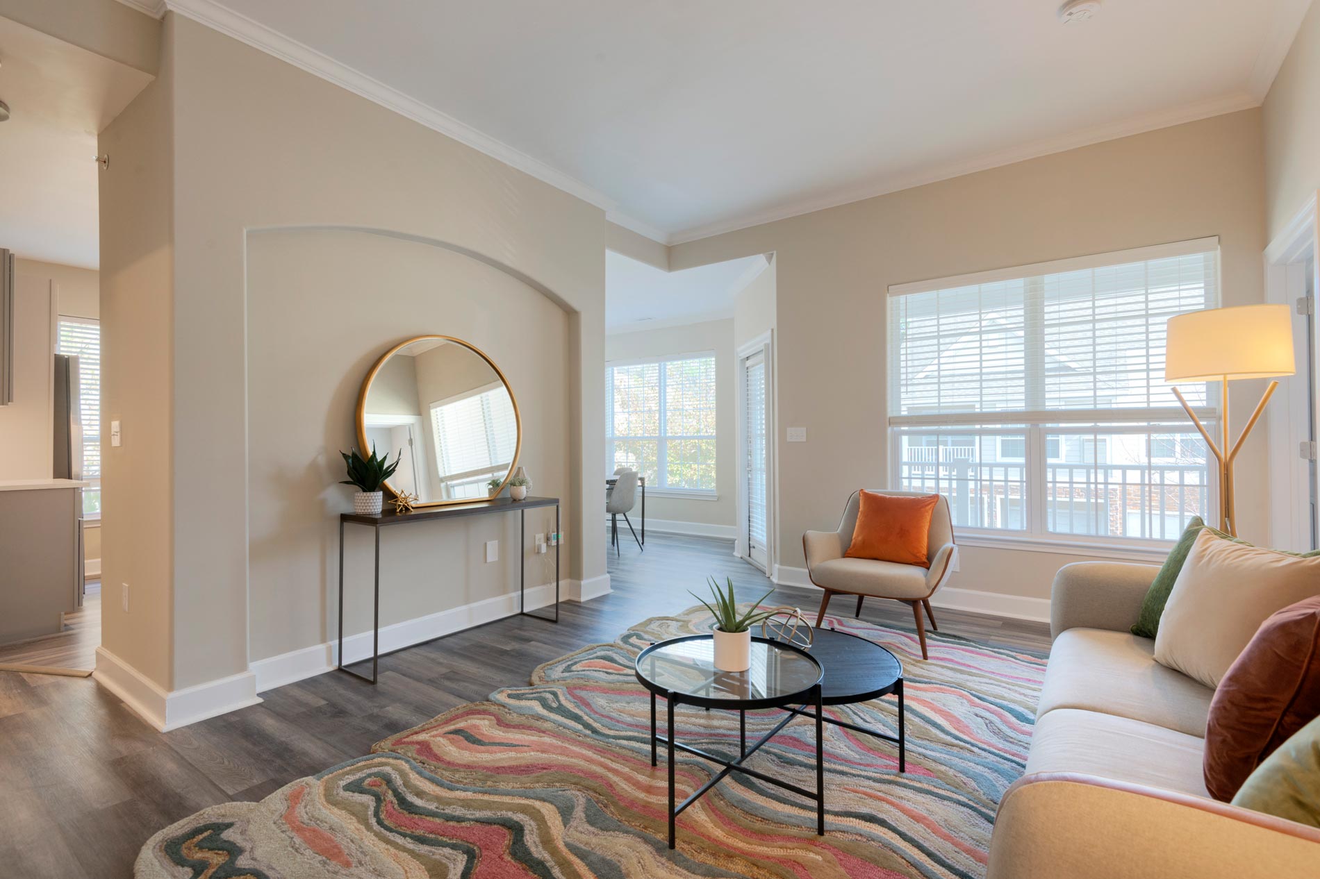 Lenox Farms apartment living room