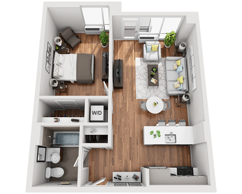 One Bedroom A1V