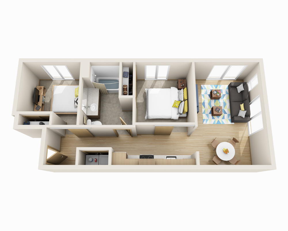 Two Bedroom B1B