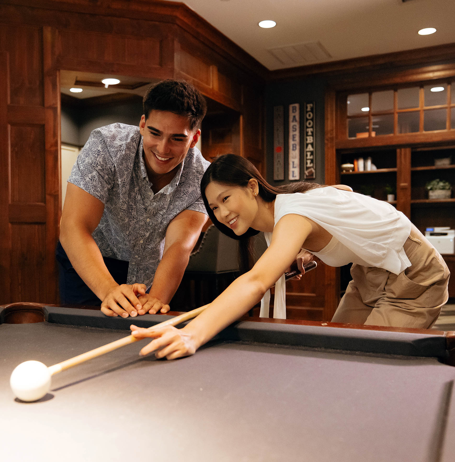 Lodge Ames Pond billiards