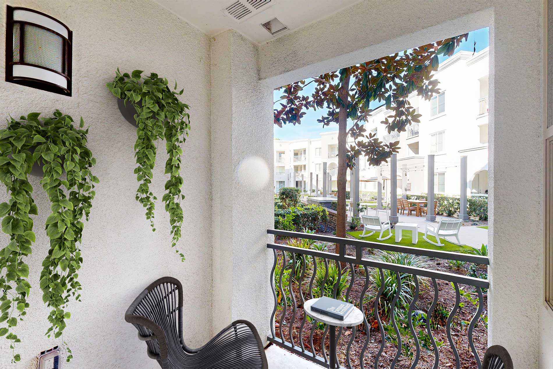 Los Alisos apartment balcony