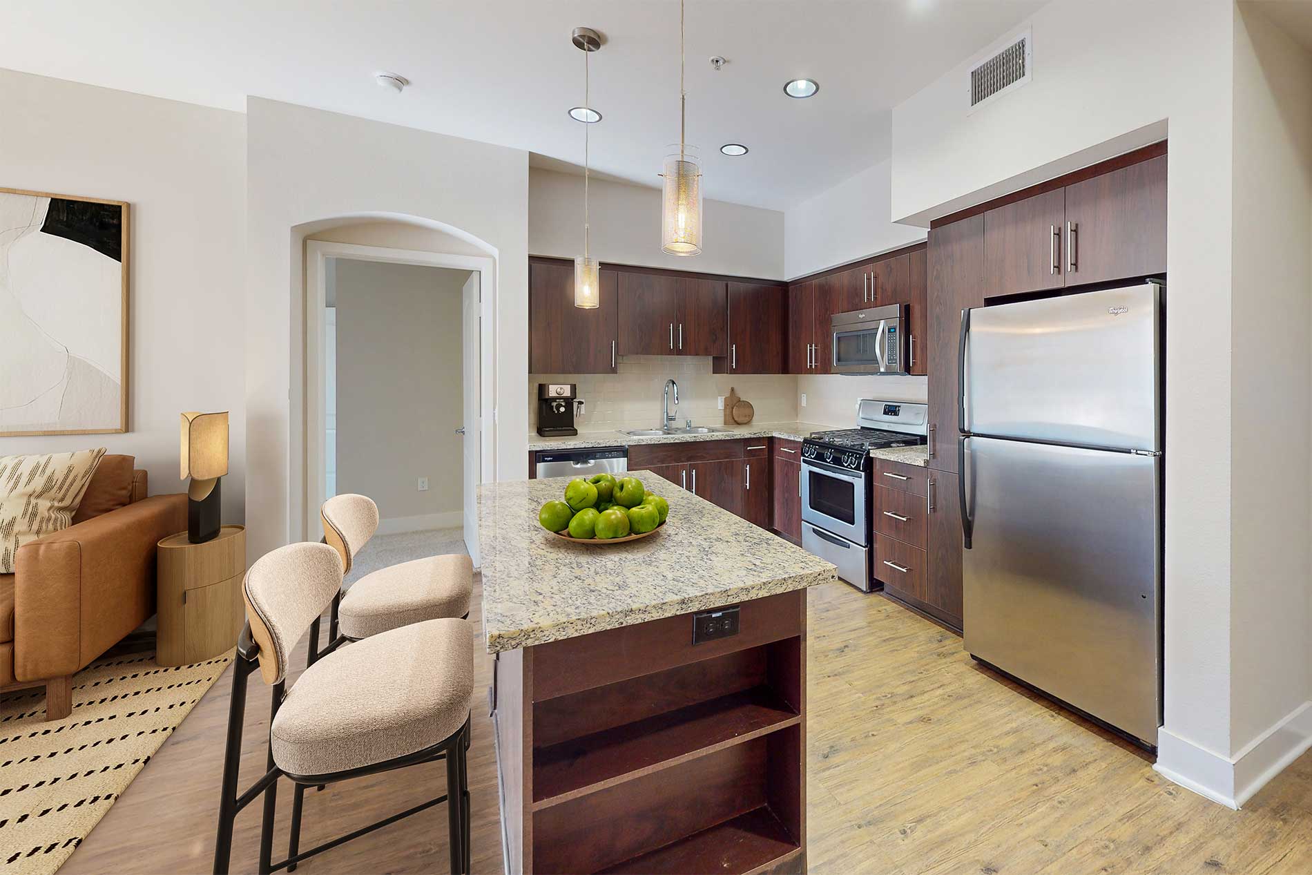 Los Alisos apartment kitchen
