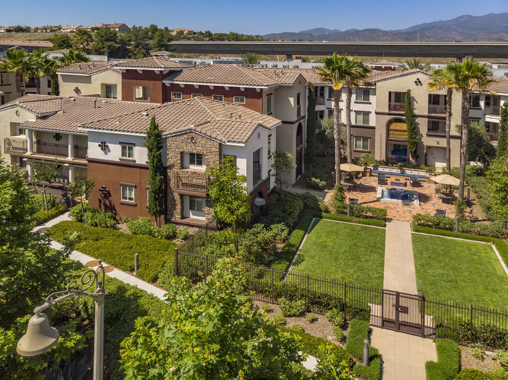 Los Alisos Apartments Aerial Exterior