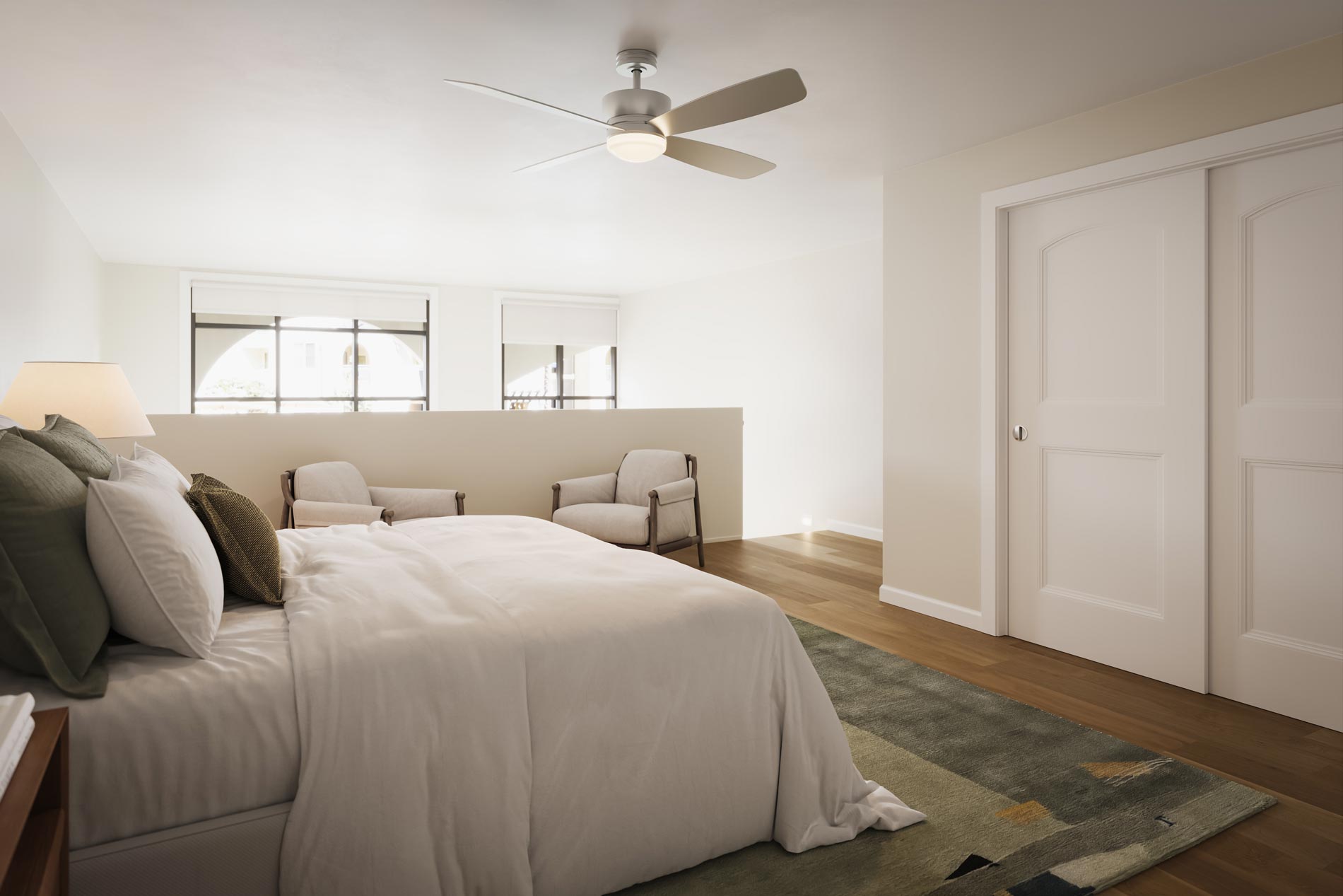 Los Alisos at Mission Viejo Staged bedroom