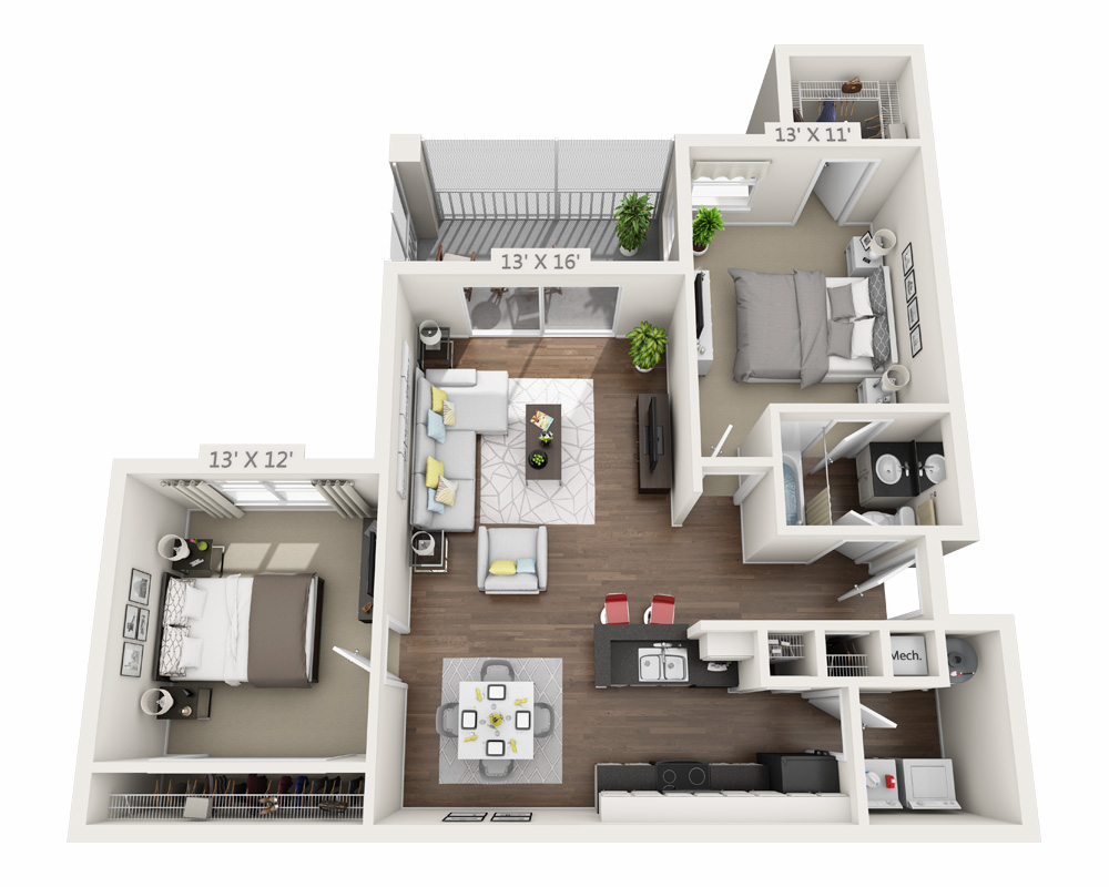 Two Bedroom B1