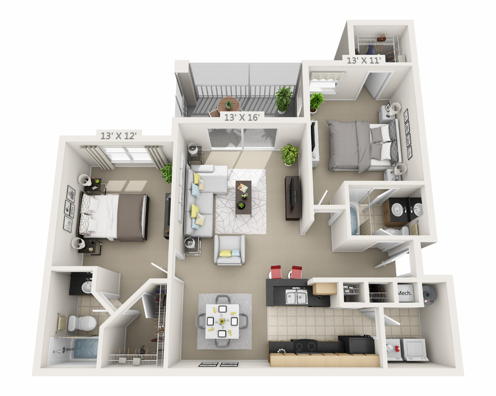 Two Bedroom B2