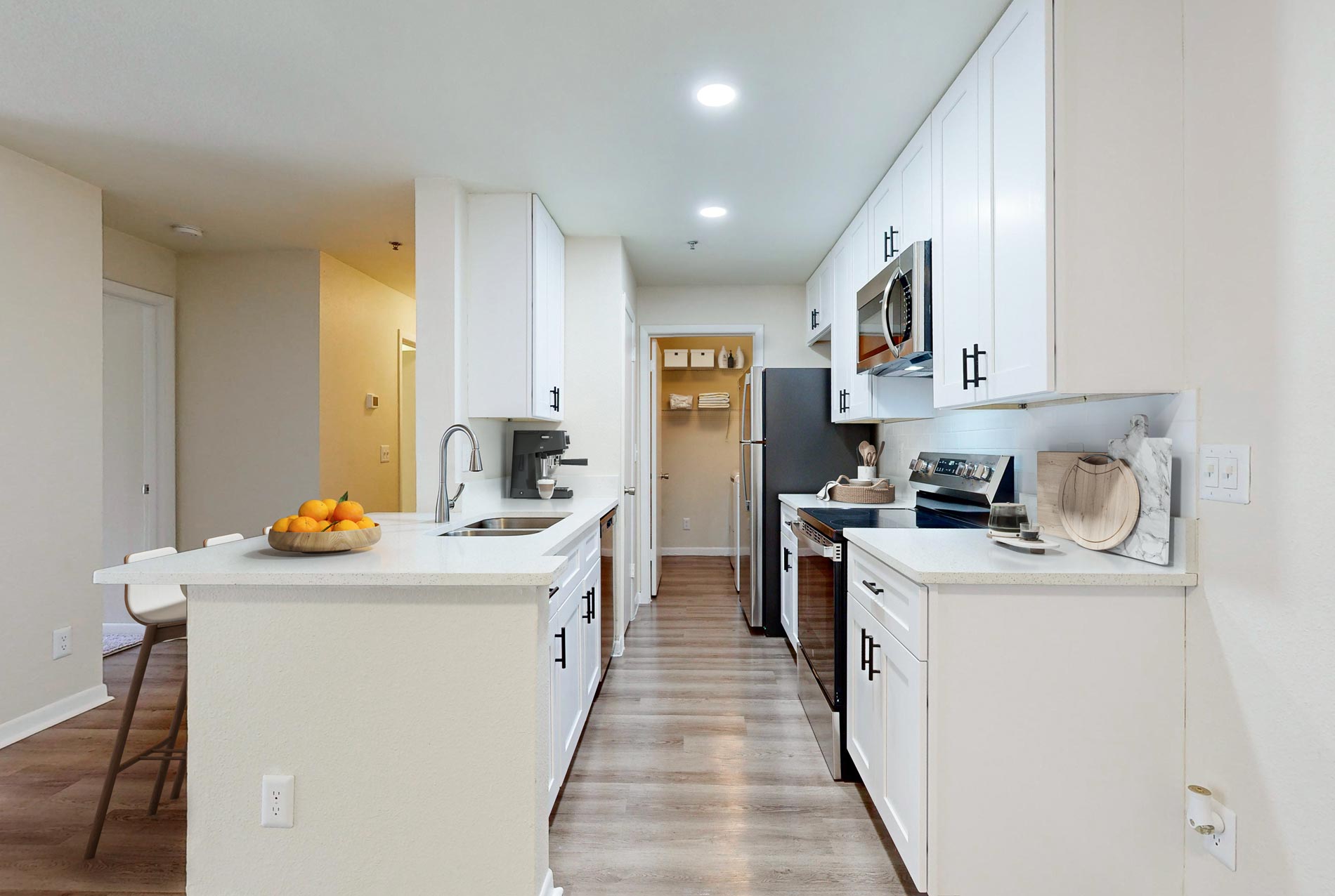 Los Altos staged kitchen