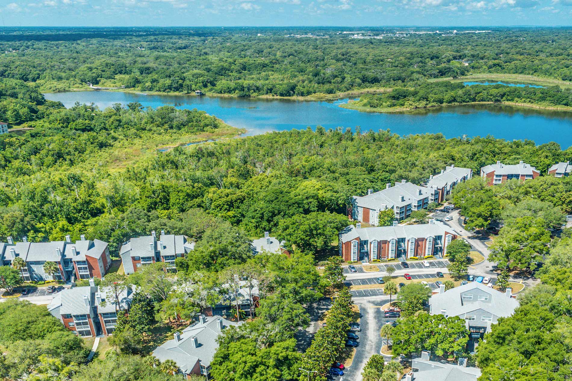 Lotus Landing drone building exterior