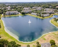 MacAlpine Place lake drone view