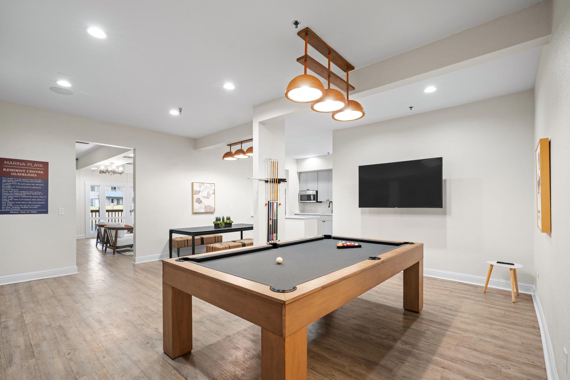 Marina Playa resident lounge