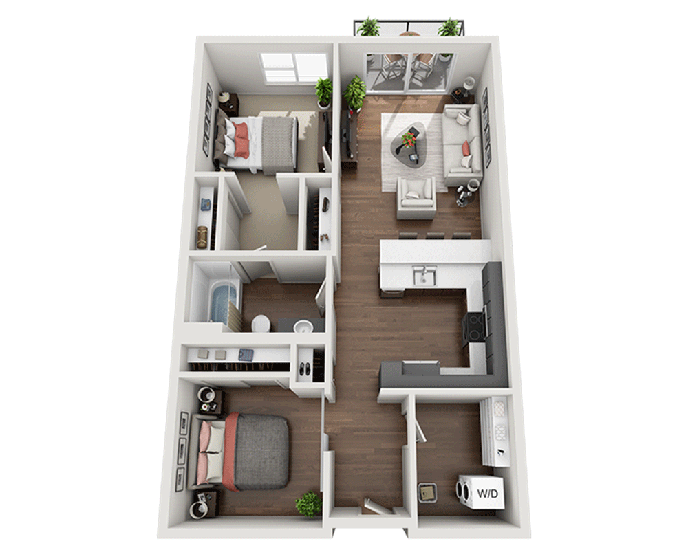 Two Bedroom B1A  MMR