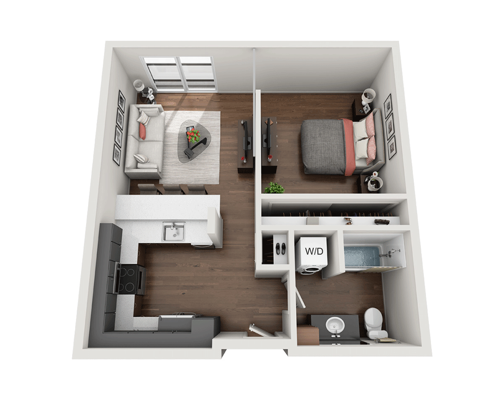 One Bedroom A1B