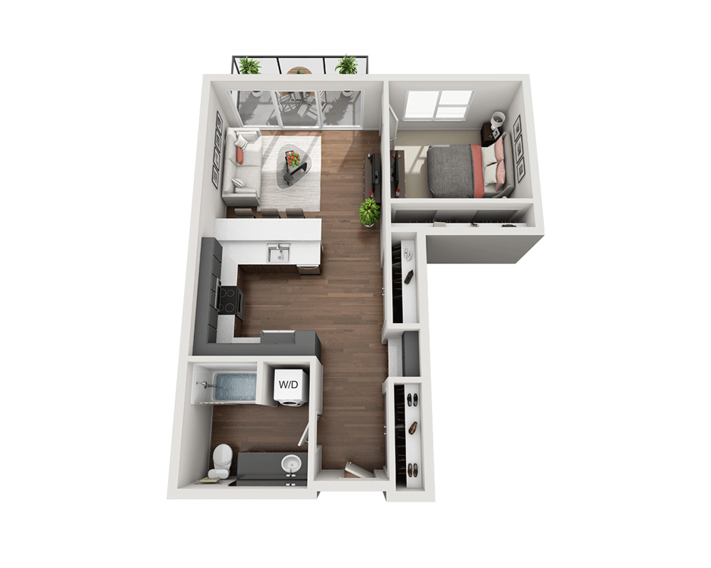 One Bedroom A1E