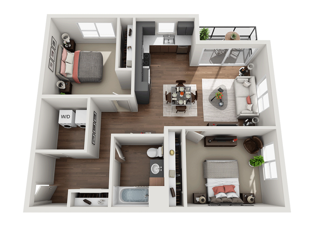 Two Bedroom B1B