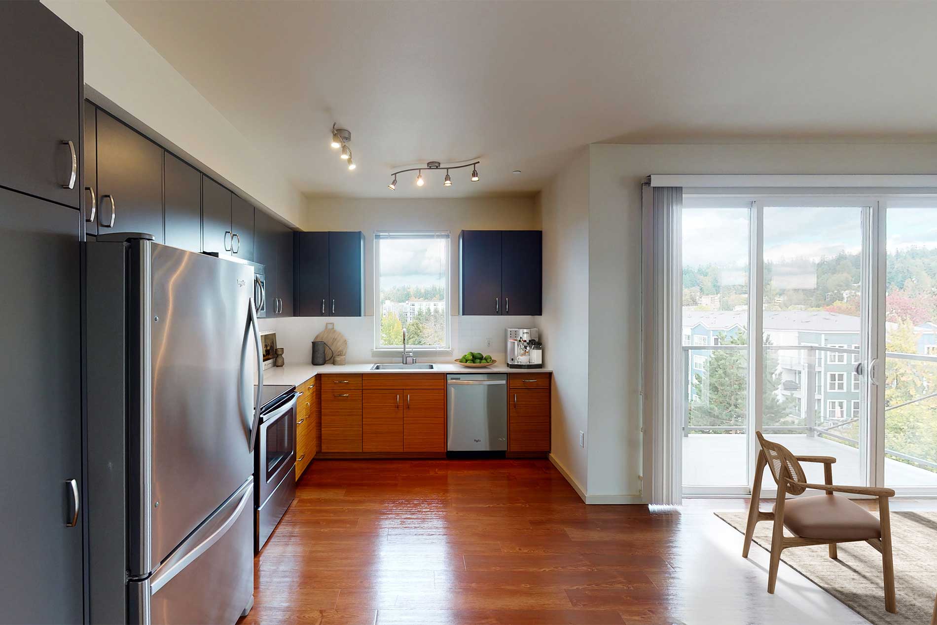 Milehouse apartment kitchen