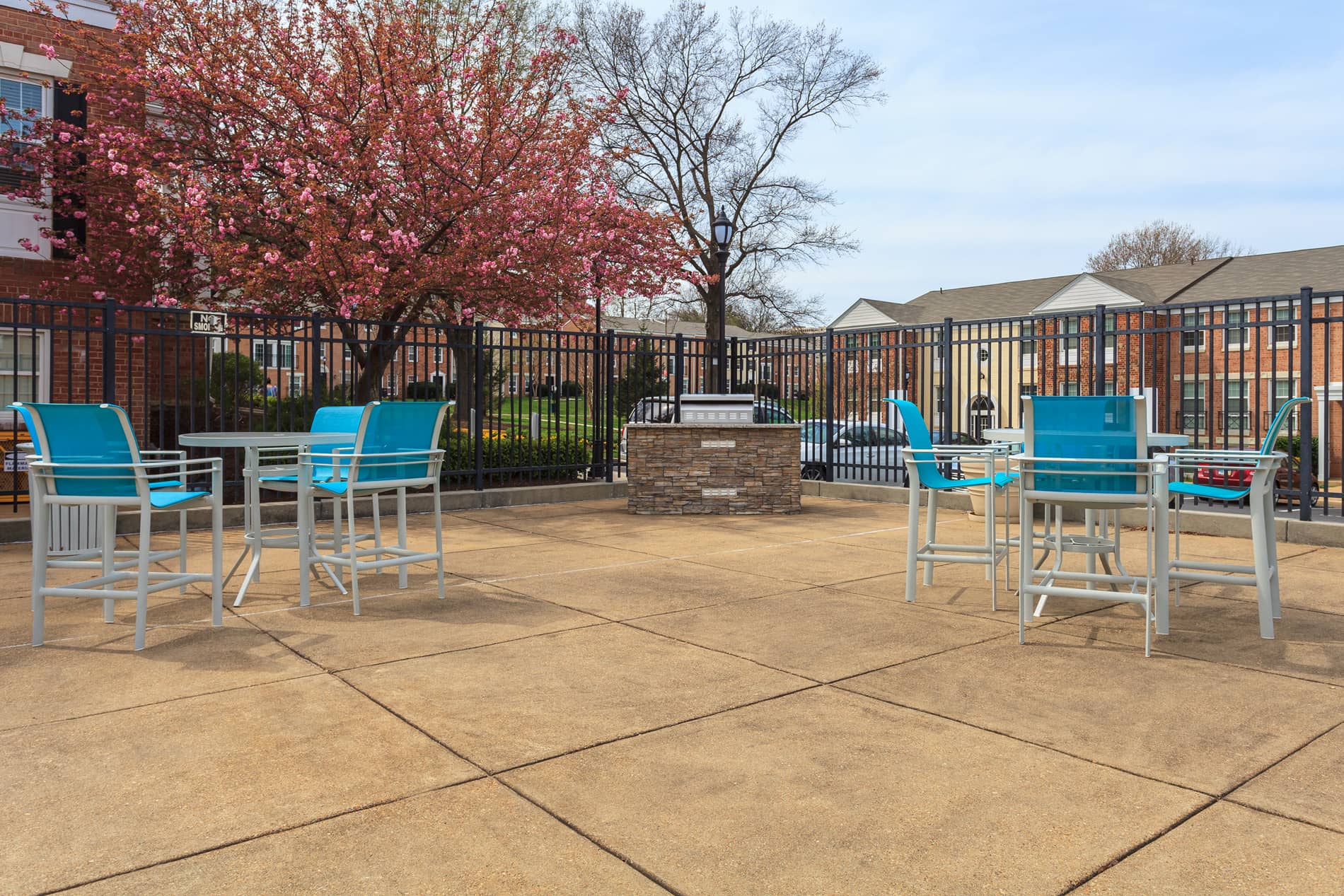 Newport Village Grilling Area