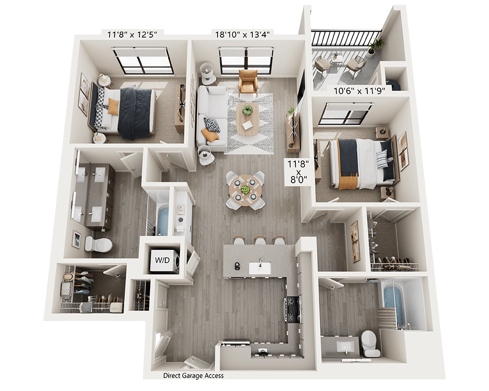 Two Bedroom B2C
