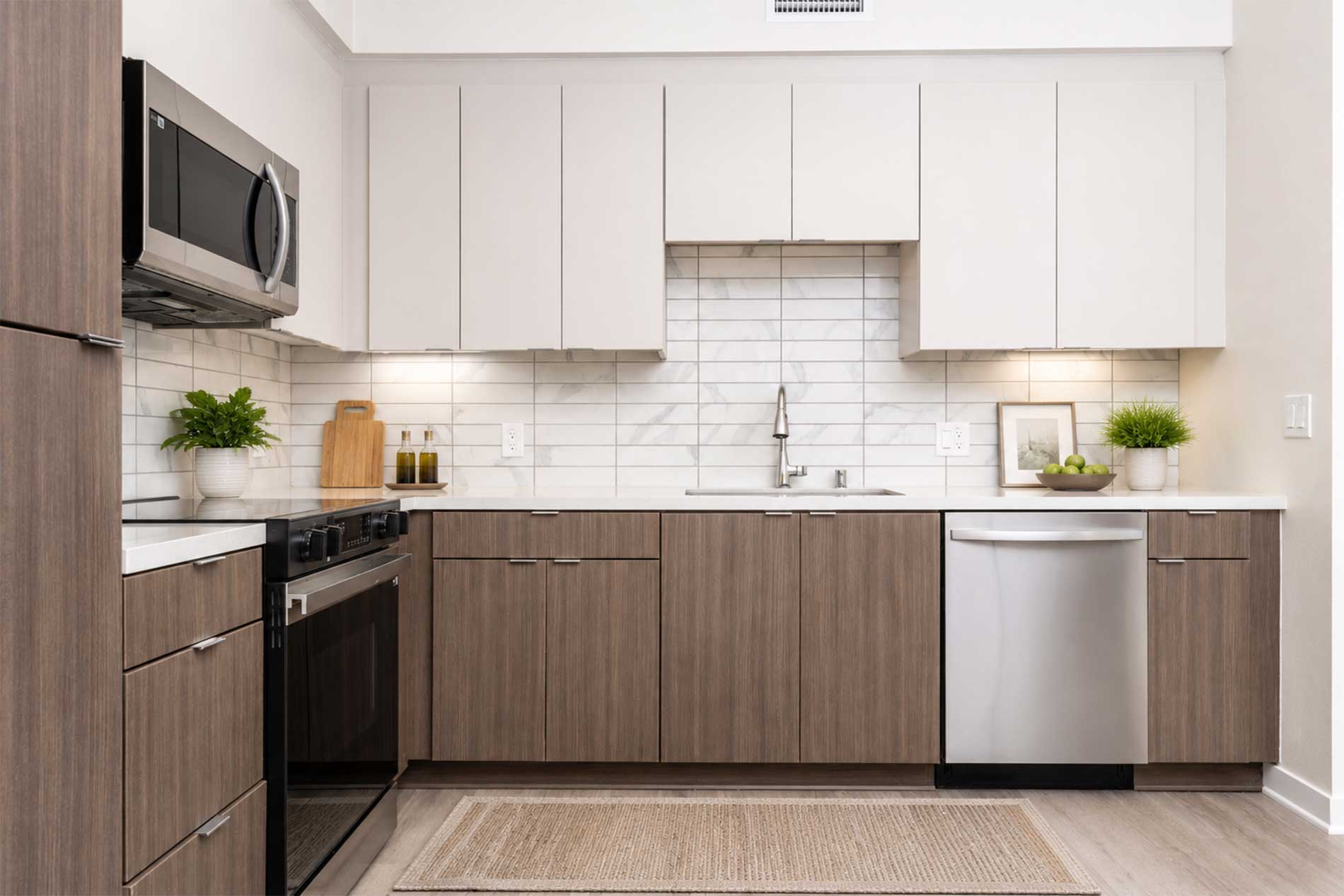 North Grove apartment kitchen