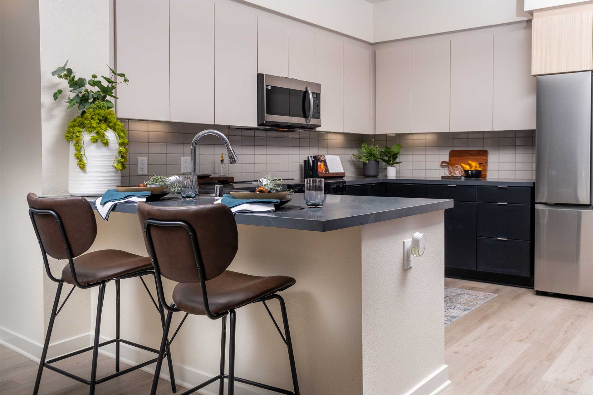 North Grove apartment kitchen