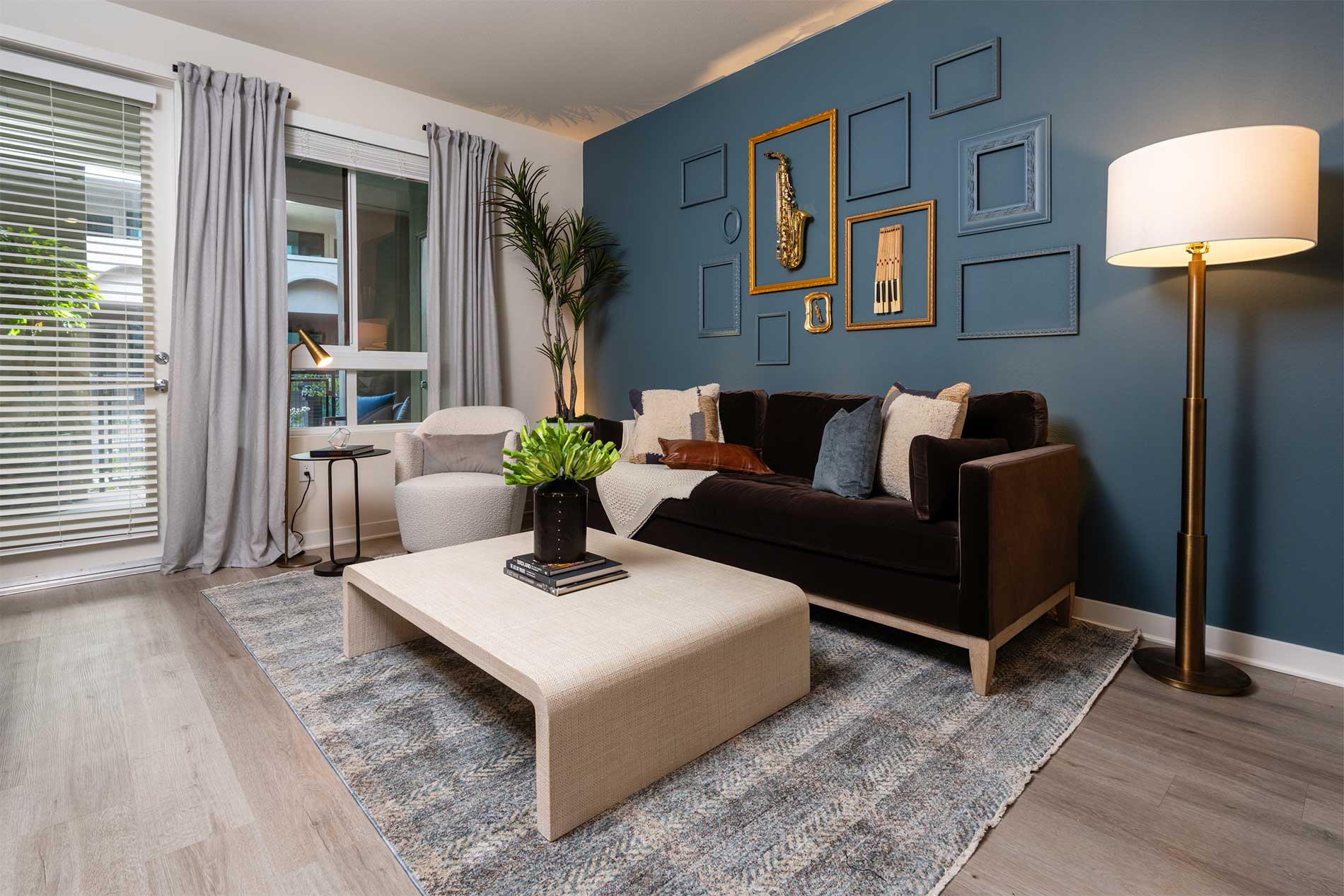 North Grove apartment living room