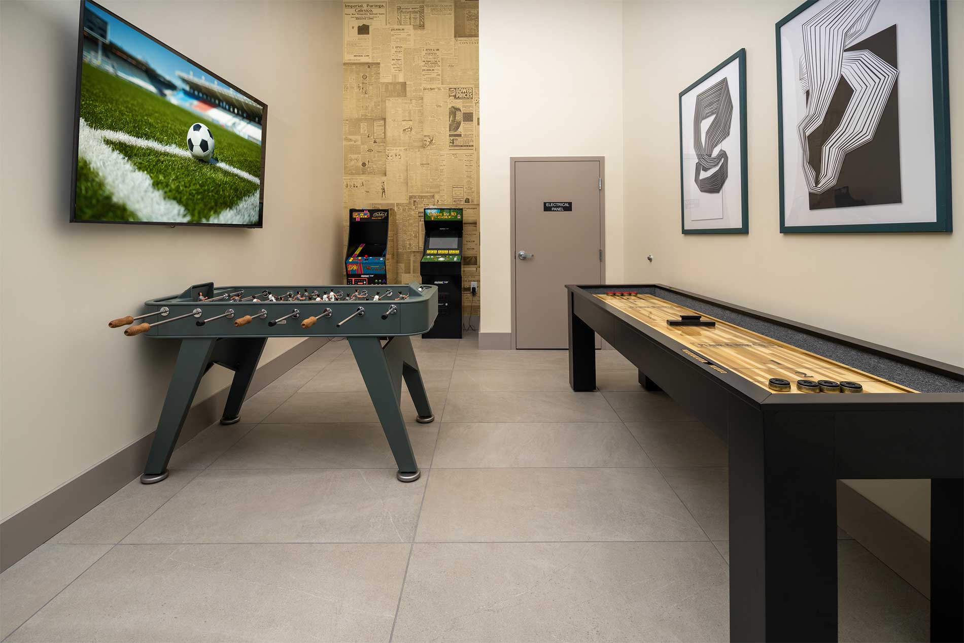 North Grove game room