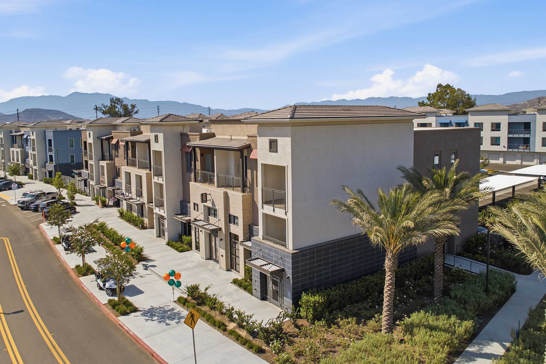 North Grove aerial exterior view - Riverside, CA