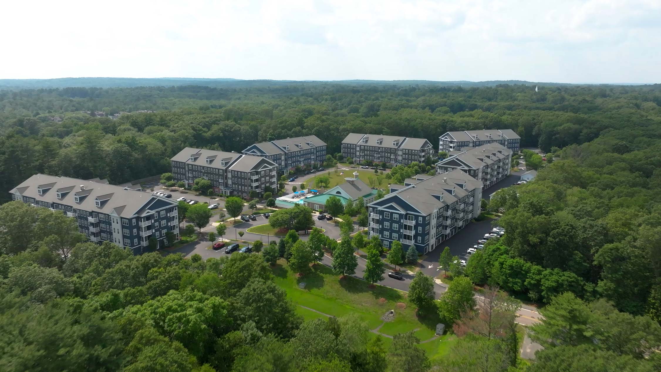 One Upland drone building exterior