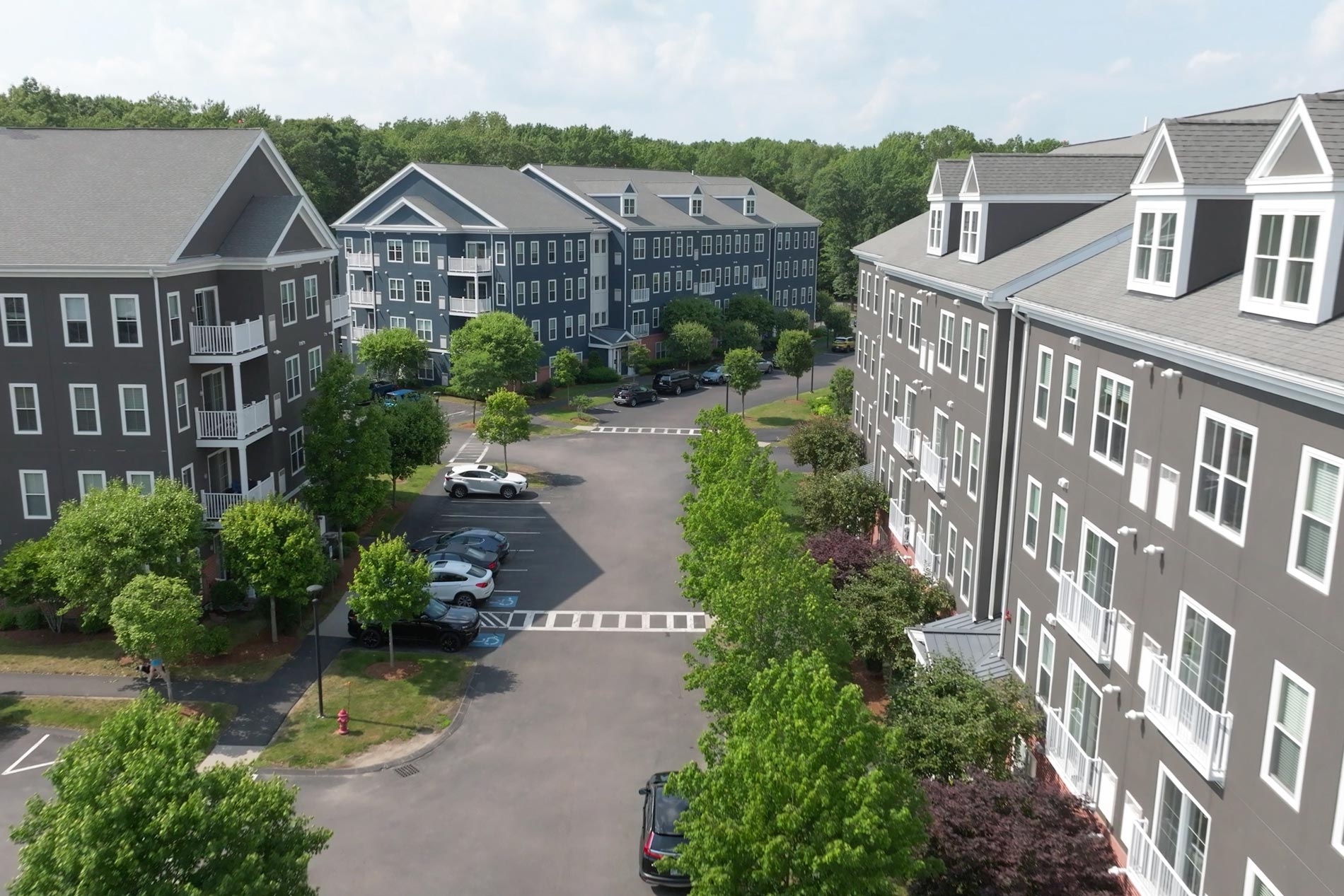 One Upland drone building exterior