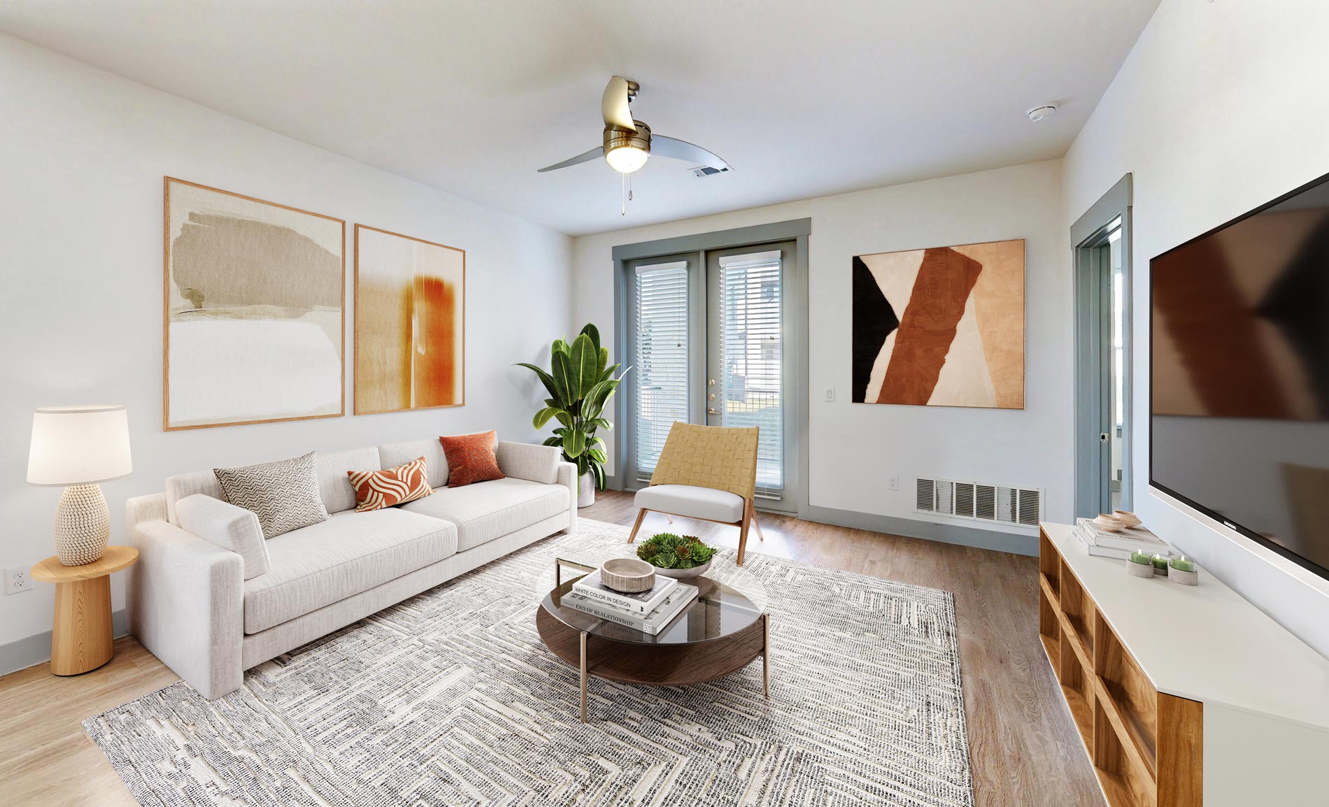 Palo Verde staged living room