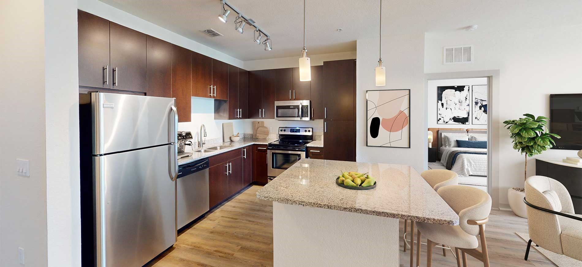 Peridot Palms apartment kitchen