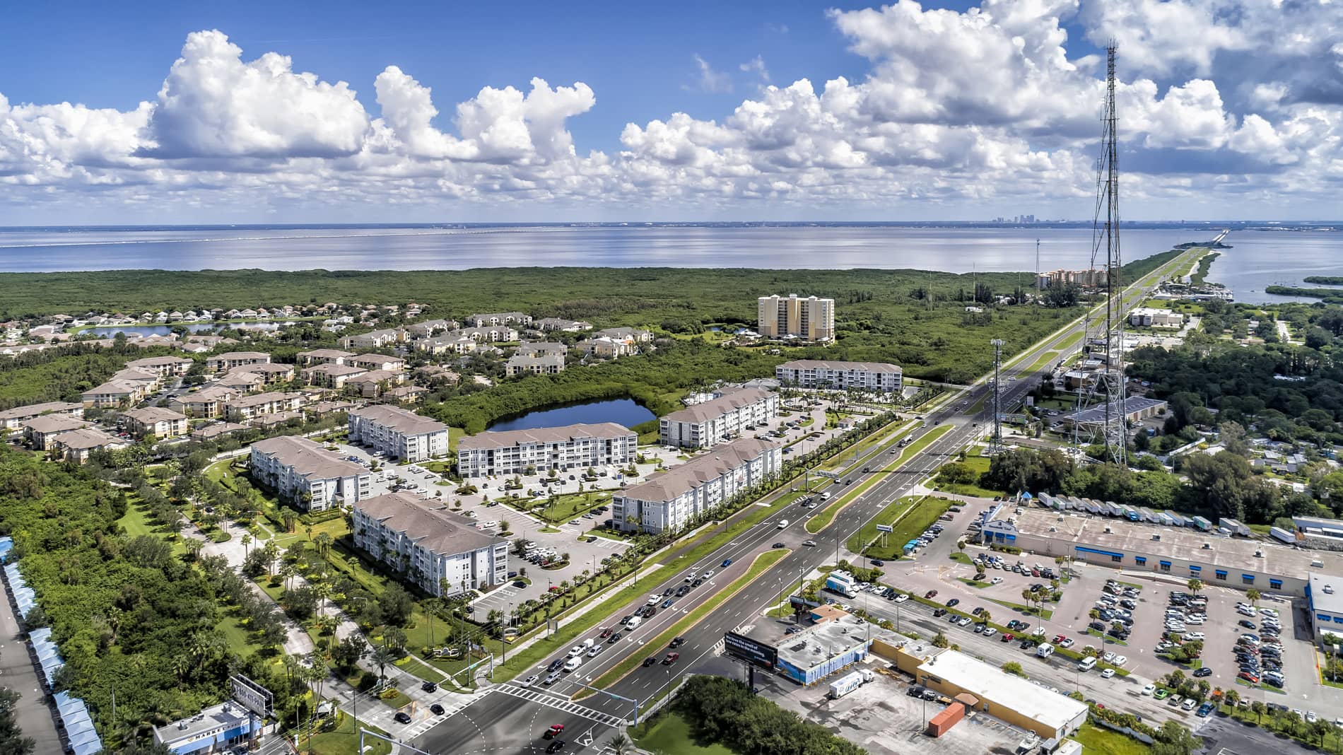 Peridot Palms Apartments Aerial View